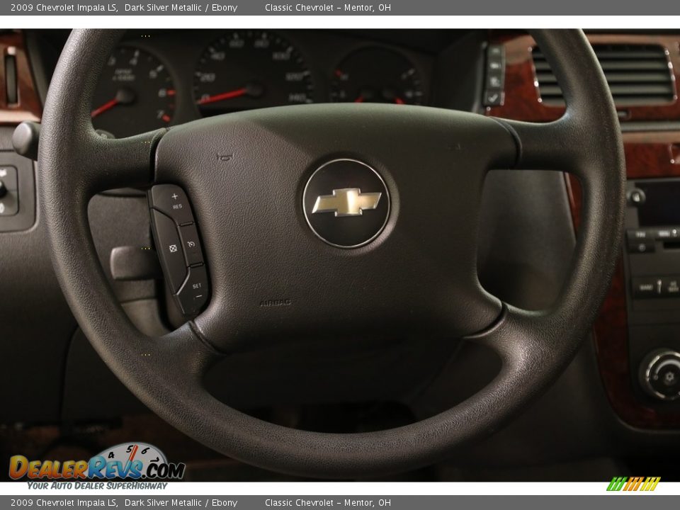 2009 Chevrolet Impala LS Dark Silver Metallic / Ebony Photo #7