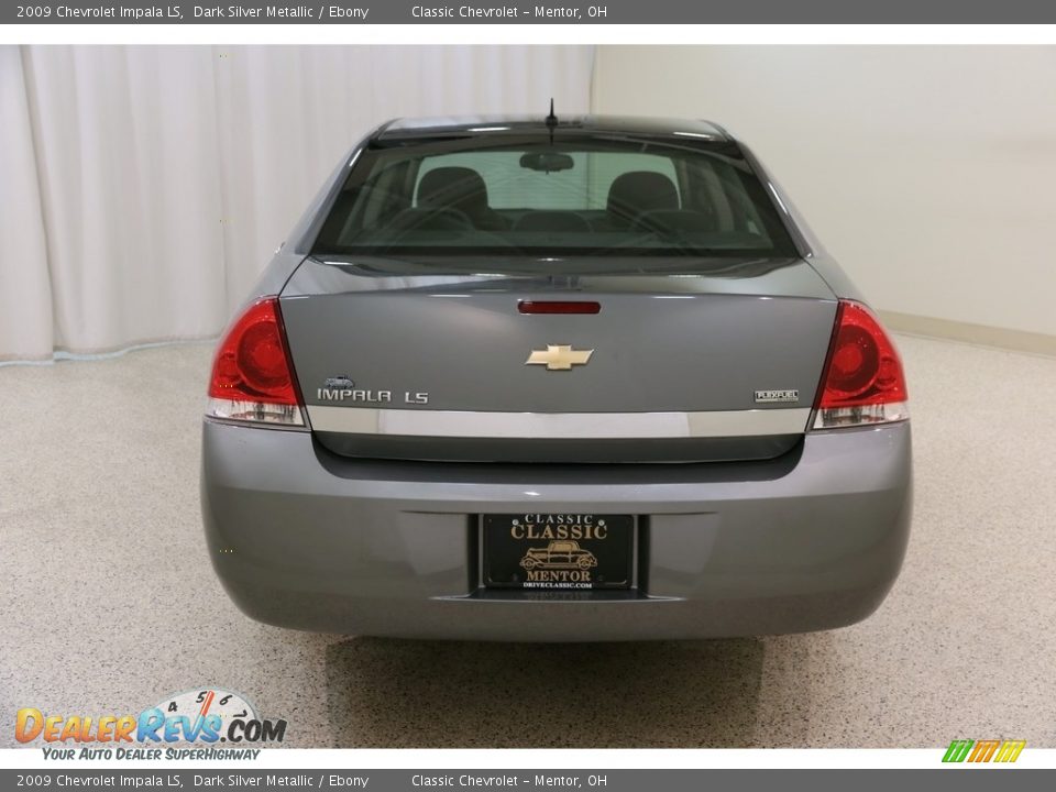 2009 Chevrolet Impala LS Dark Silver Metallic / Ebony Photo #14