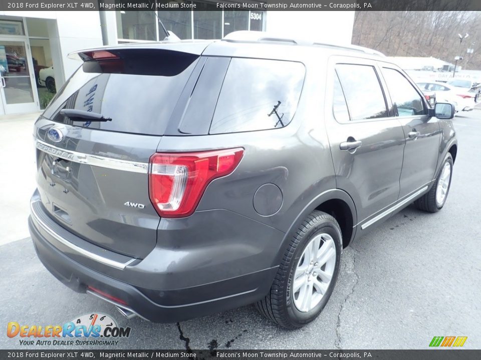 2018 Ford Explorer XLT 4WD Magnetic Metallic / Medium Stone Photo #2