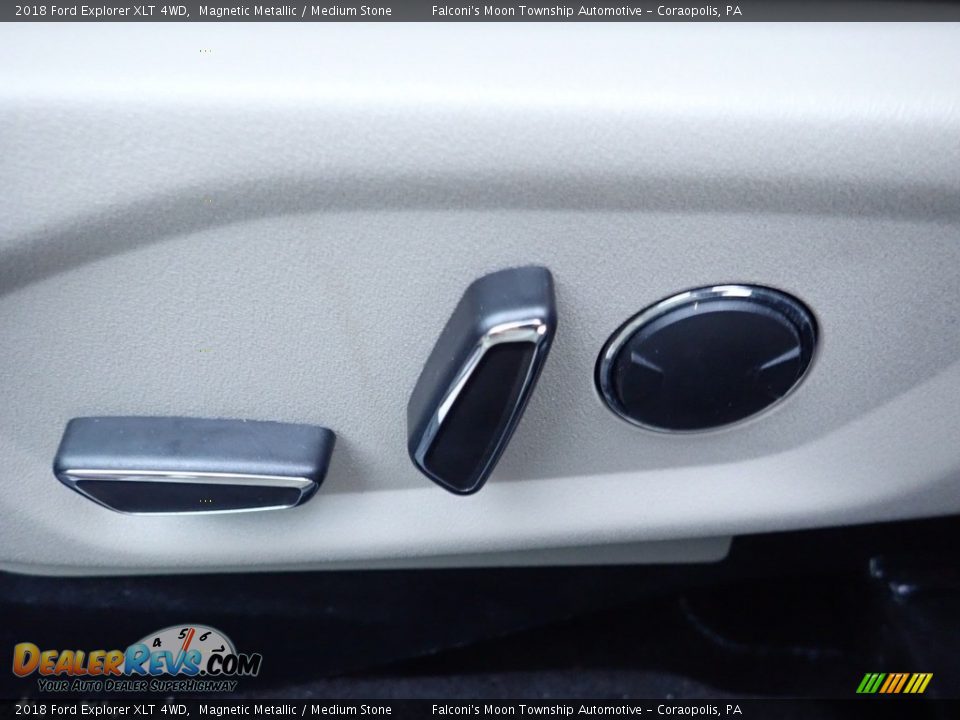 2018 Ford Explorer XLT 4WD Magnetic Metallic / Medium Stone Photo #20