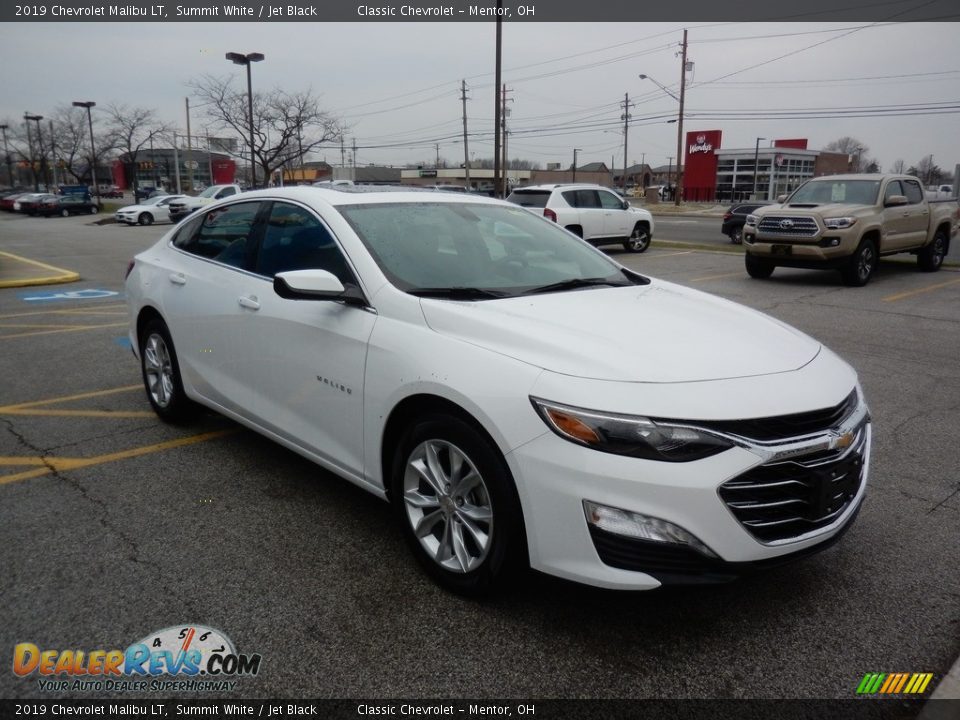 2019 Chevrolet Malibu LT Summit White / Jet Black Photo #3