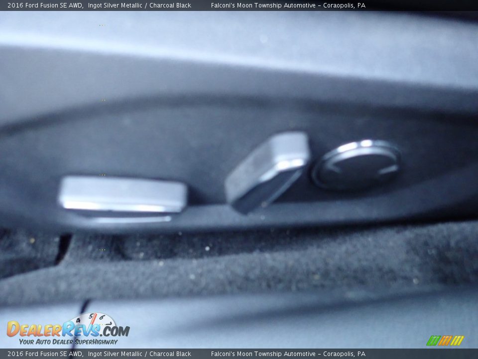 2016 Ford Fusion SE AWD Ingot Silver Metallic / Charcoal Black Photo #21