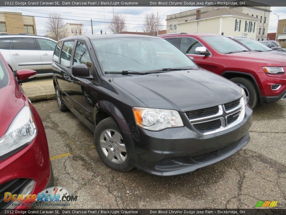 2012 Dodge Grand Caravan SE Dark Charcoal Pearl / Black/Light Graystone Photo #3
