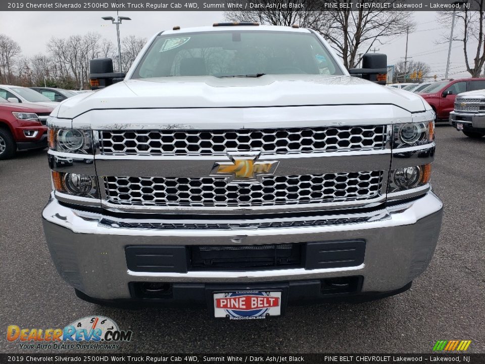 2019 Chevrolet Silverado 2500HD Work Truck Regular Cab 4WD Summit White / Dark Ash/Jet Black Photo #2