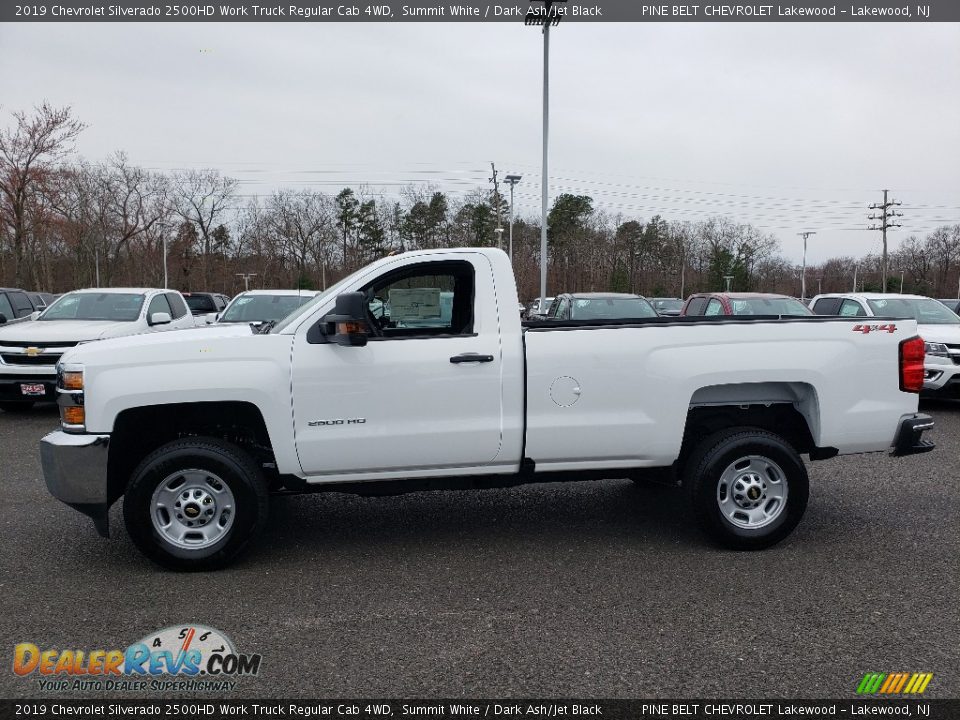 2019 Chevrolet Silverado 2500HD Work Truck Regular Cab 4WD Summit White / Dark Ash/Jet Black Photo #3
