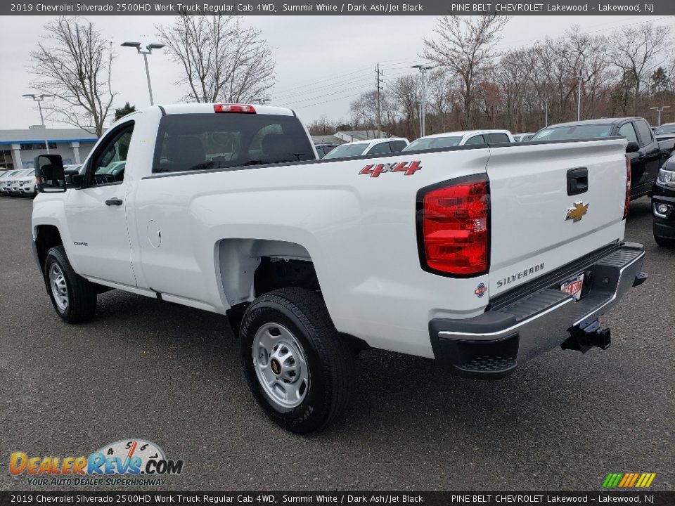 2019 Chevrolet Silverado 2500HD Work Truck Regular Cab 4WD Summit White / Dark Ash/Jet Black Photo #4