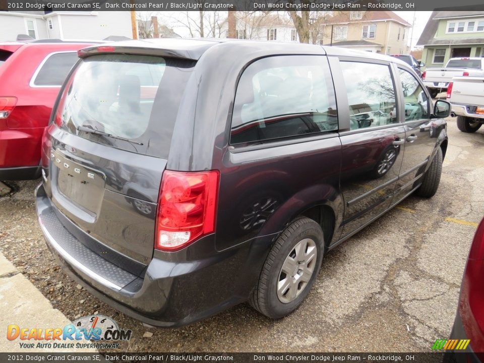 2012 Dodge Grand Caravan SE Dark Charcoal Pearl / Black/Light Graystone Photo #14