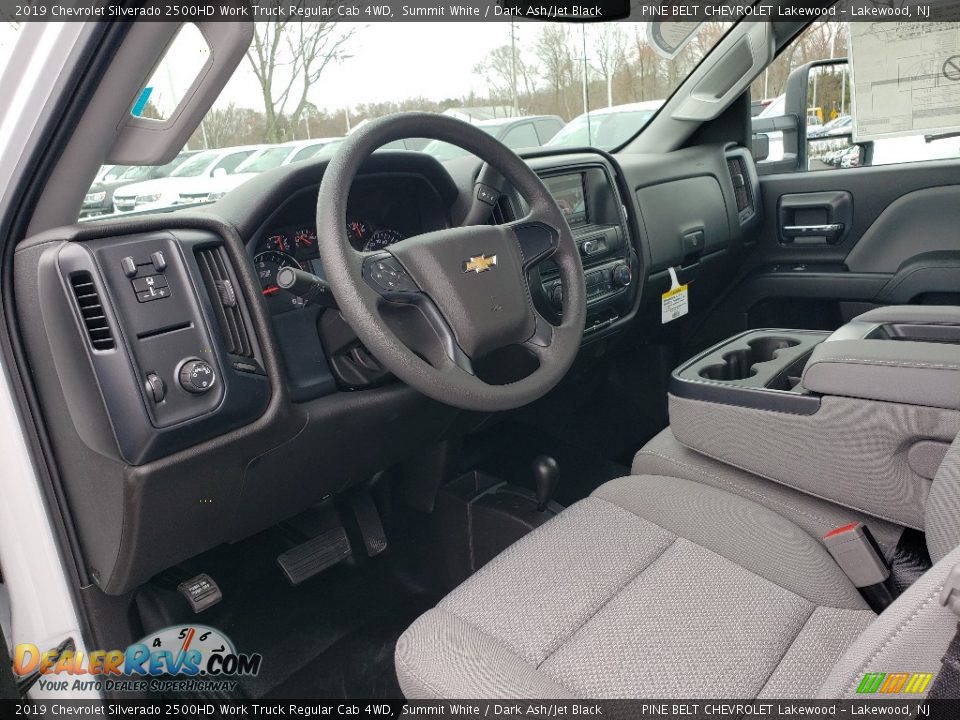 2019 Chevrolet Silverado 2500HD Work Truck Regular Cab 4WD Summit White / Dark Ash/Jet Black Photo #7