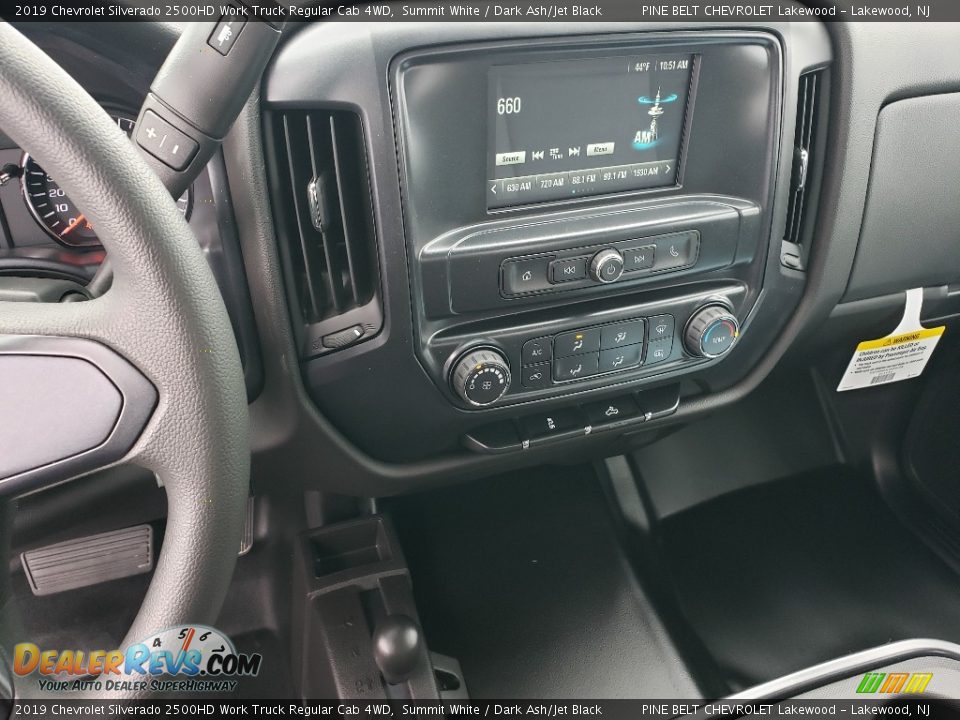 2019 Chevrolet Silverado 2500HD Work Truck Regular Cab 4WD Summit White / Dark Ash/Jet Black Photo #10