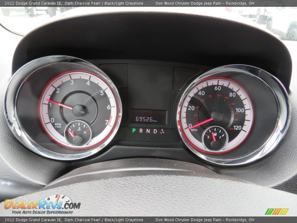 2012 Dodge Grand Caravan SE Dark Charcoal Pearl / Black/Light Graystone Photo #21