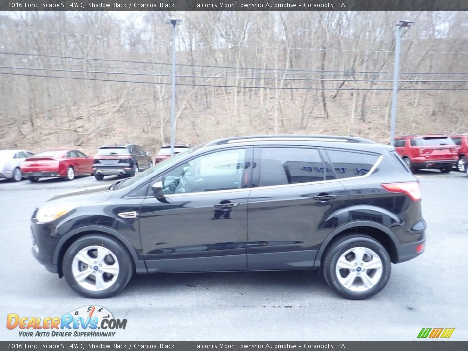 2016 Ford Escape SE 4WD Shadow Black / Charcoal Black Photo #5