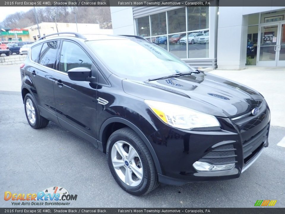 2016 Ford Escape SE 4WD Shadow Black / Charcoal Black Photo #8