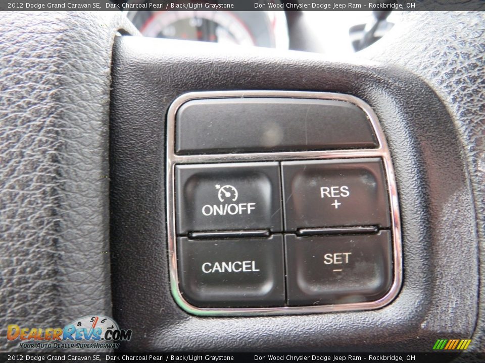 2012 Dodge Grand Caravan SE Dark Charcoal Pearl / Black/Light Graystone Photo #25