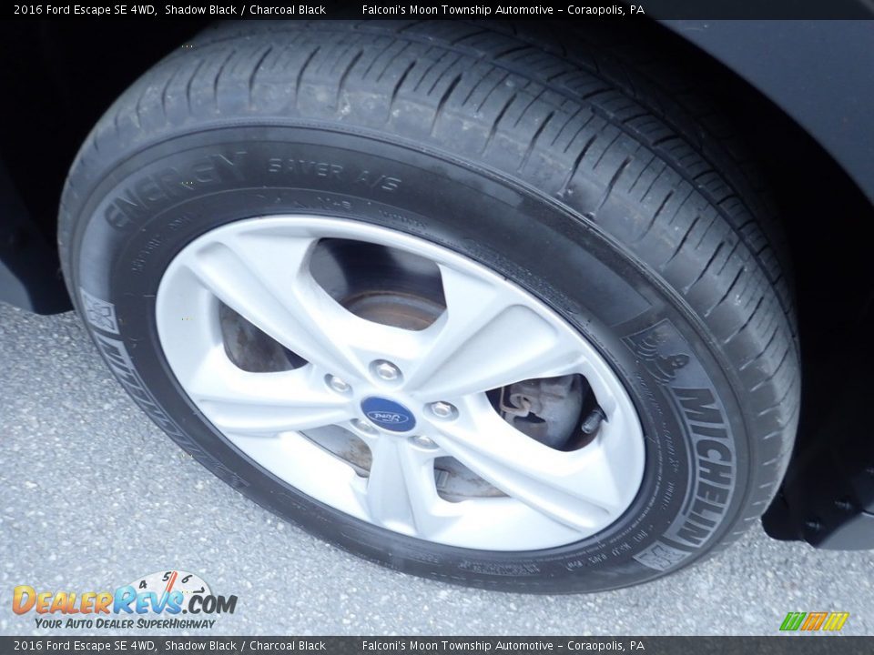 2016 Ford Escape SE 4WD Shadow Black / Charcoal Black Photo #9
