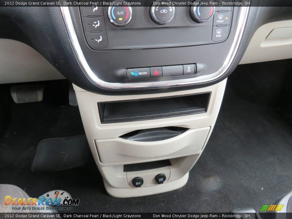 2012 Dodge Grand Caravan SE Dark Charcoal Pearl / Black/Light Graystone Photo #27