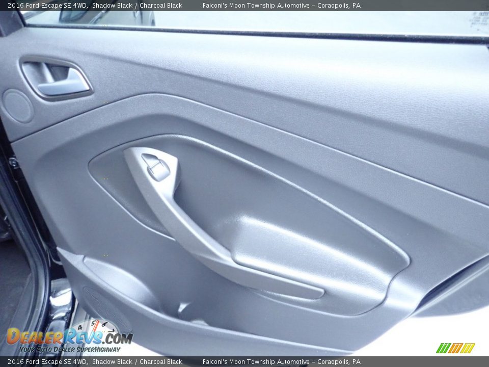 2016 Ford Escape SE 4WD Shadow Black / Charcoal Black Photo #14