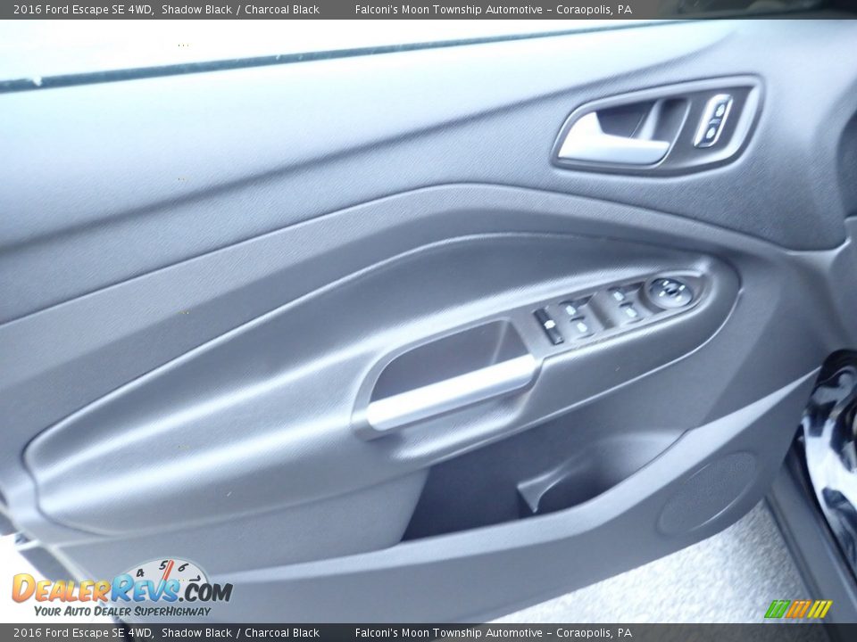 2016 Ford Escape SE 4WD Shadow Black / Charcoal Black Photo #19