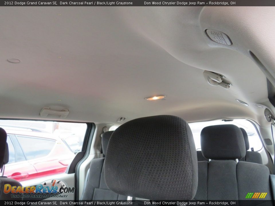 2012 Dodge Grand Caravan SE Dark Charcoal Pearl / Black/Light Graystone Photo #35