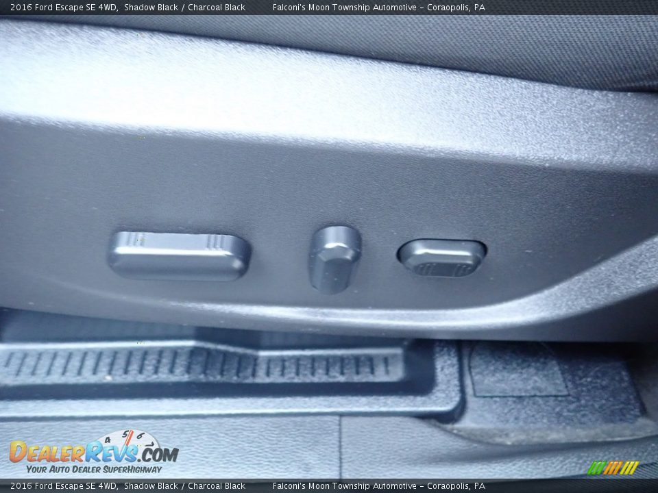 2016 Ford Escape SE 4WD Shadow Black / Charcoal Black Photo #20
