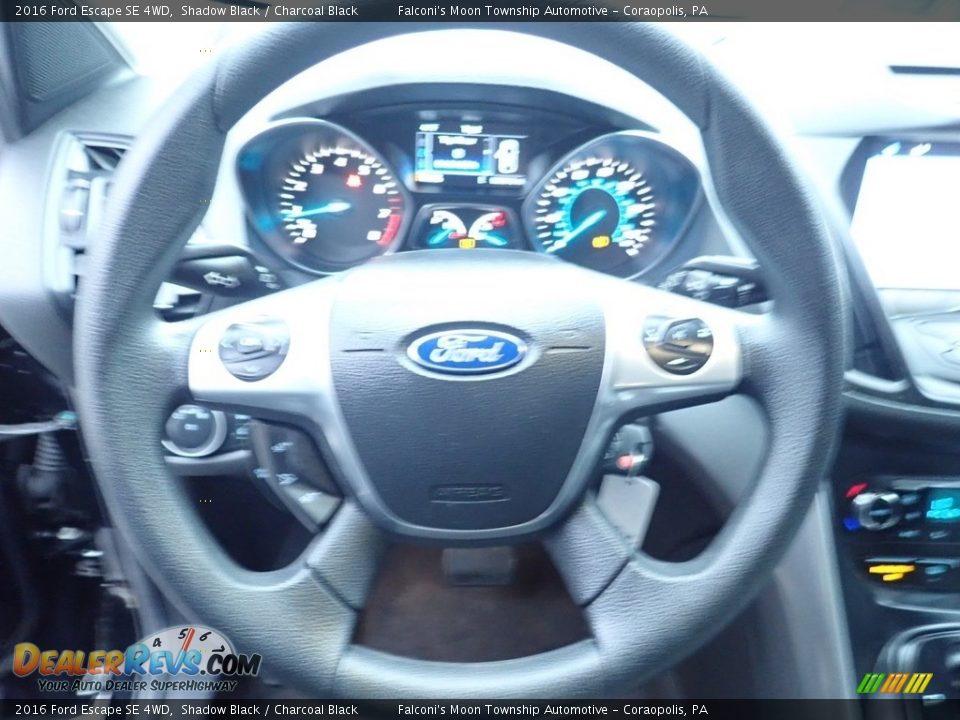 2016 Ford Escape SE 4WD Shadow Black / Charcoal Black Photo #21