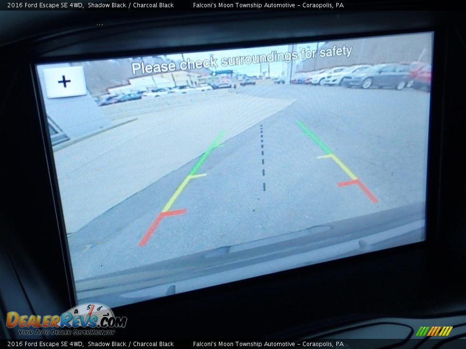2016 Ford Escape SE 4WD Shadow Black / Charcoal Black Photo #25