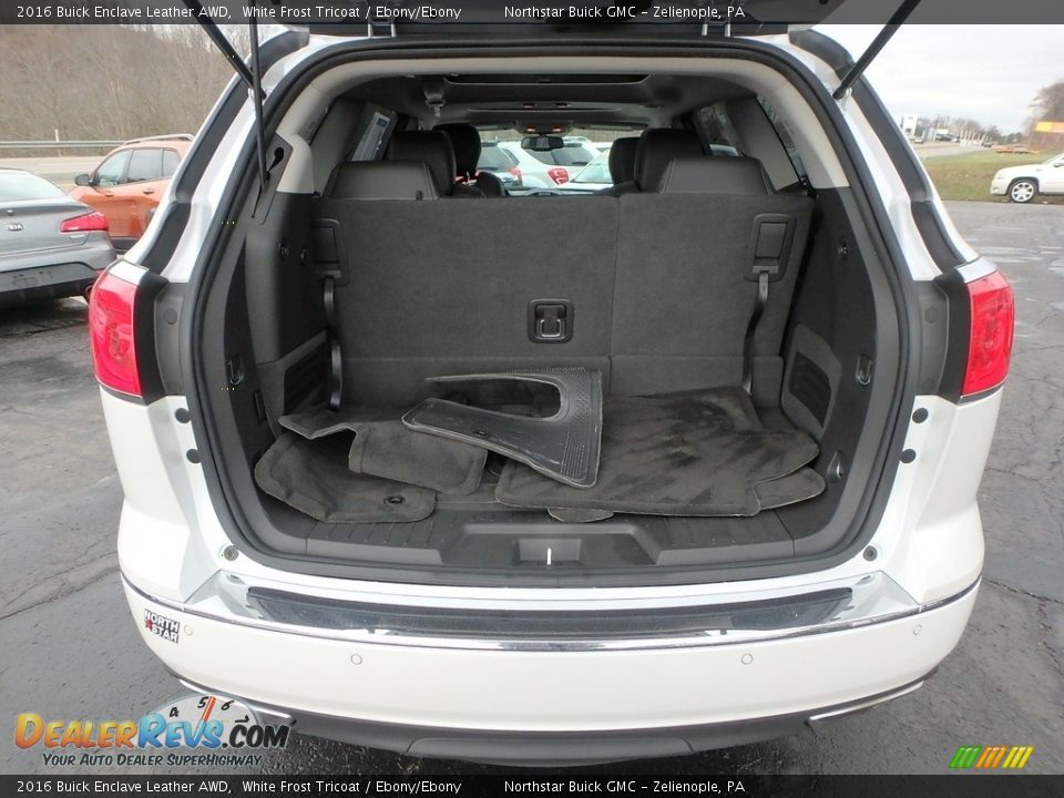 2016 Buick Enclave Leather AWD White Frost Tricoat / Ebony/Ebony Photo #12