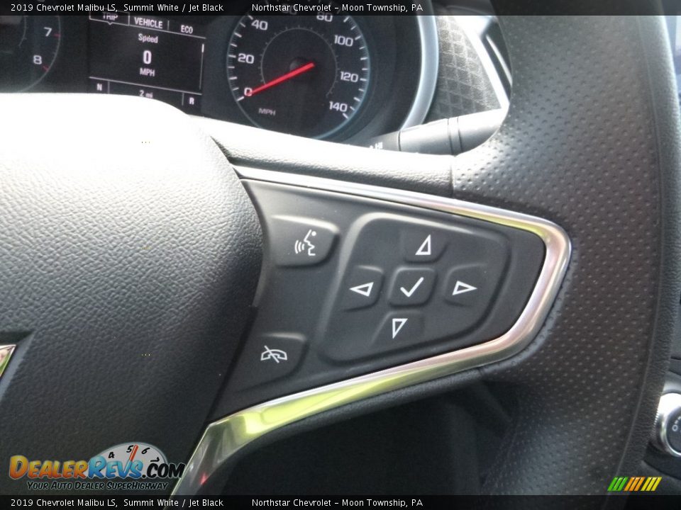 2019 Chevrolet Malibu LS Summit White / Jet Black Photo #19