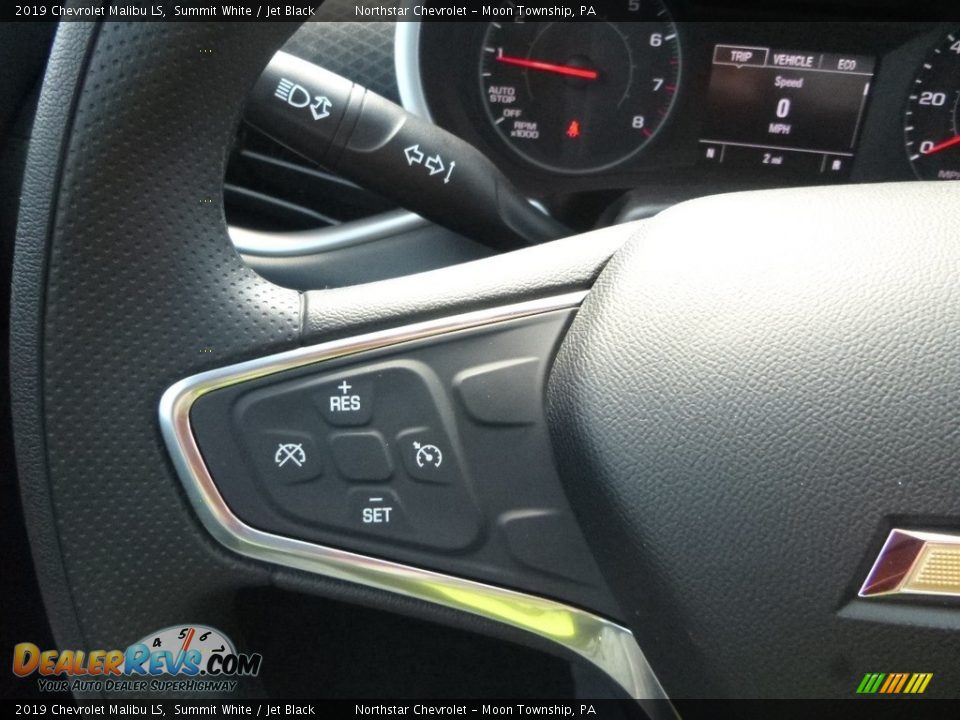 2019 Chevrolet Malibu LS Summit White / Jet Black Photo #20