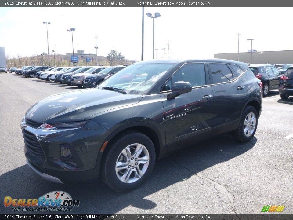 2019 Chevrolet Blazer 3.6L Cloth AWD Nightfall Metallic / Jet Black Photo #1