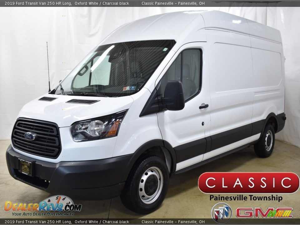 2019 Ford Transit Van 250 HR Long Oxford White / Charcoal black Photo #1