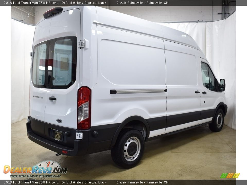 2019 Ford Transit Van 250 HR Long Oxford White / Charcoal black Photo #2