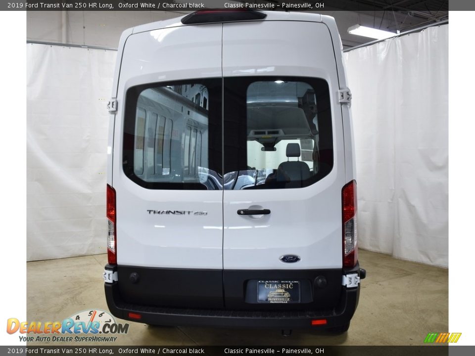 2019 Ford Transit Van 250 HR Long Oxford White / Charcoal black Photo #3
