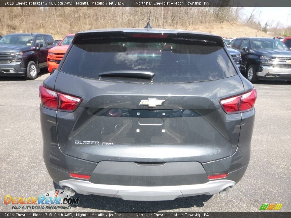 2019 Chevrolet Blazer 3.6L Cloth AWD Nightfall Metallic / Jet Black Photo #4