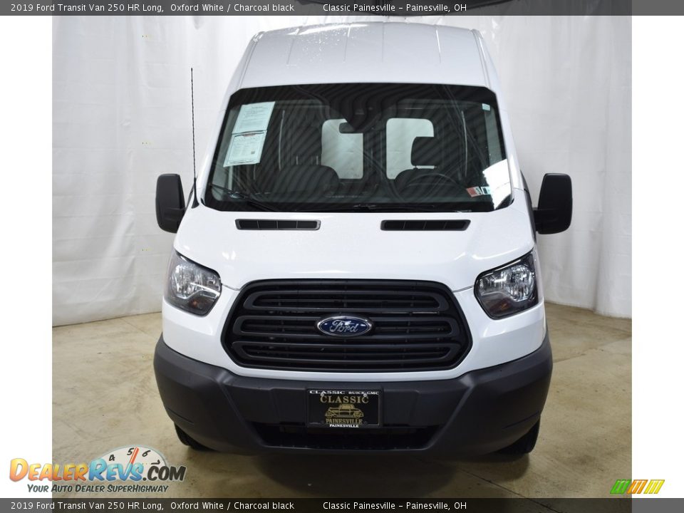 2019 Ford Transit Van 250 HR Long Oxford White / Charcoal black Photo #4