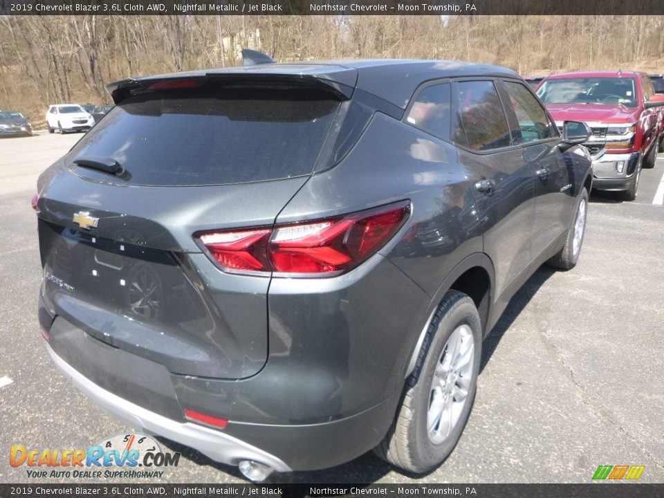 2019 Chevrolet Blazer 3.6L Cloth AWD Nightfall Metallic / Jet Black Photo #5