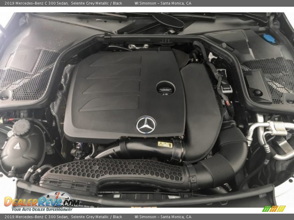 2019 Mercedes-Benz C 300 Sedan Selenite Grey Metallic / Black Photo #8