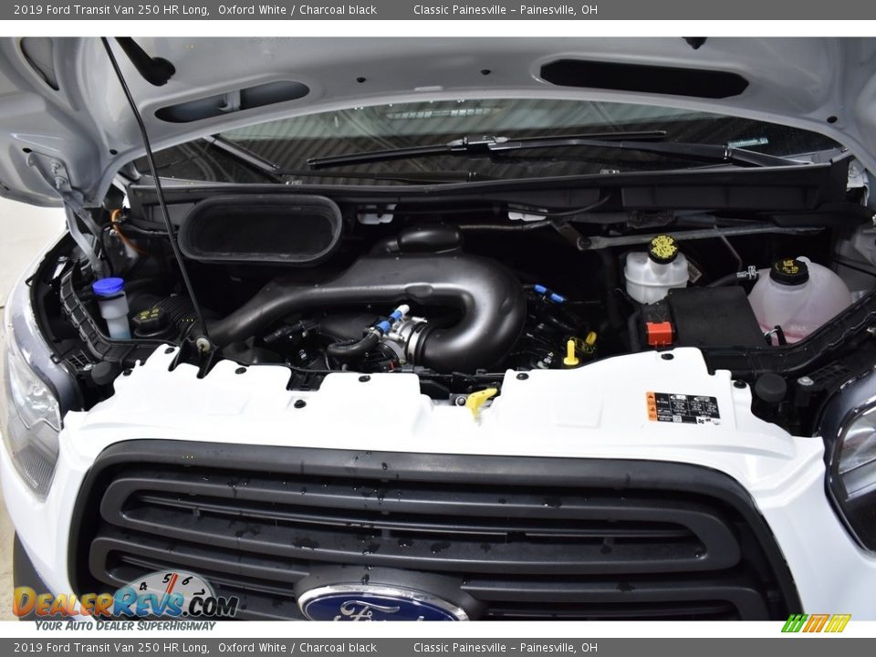 2019 Ford Transit Van 250 HR Long Oxford White / Charcoal black Photo #6