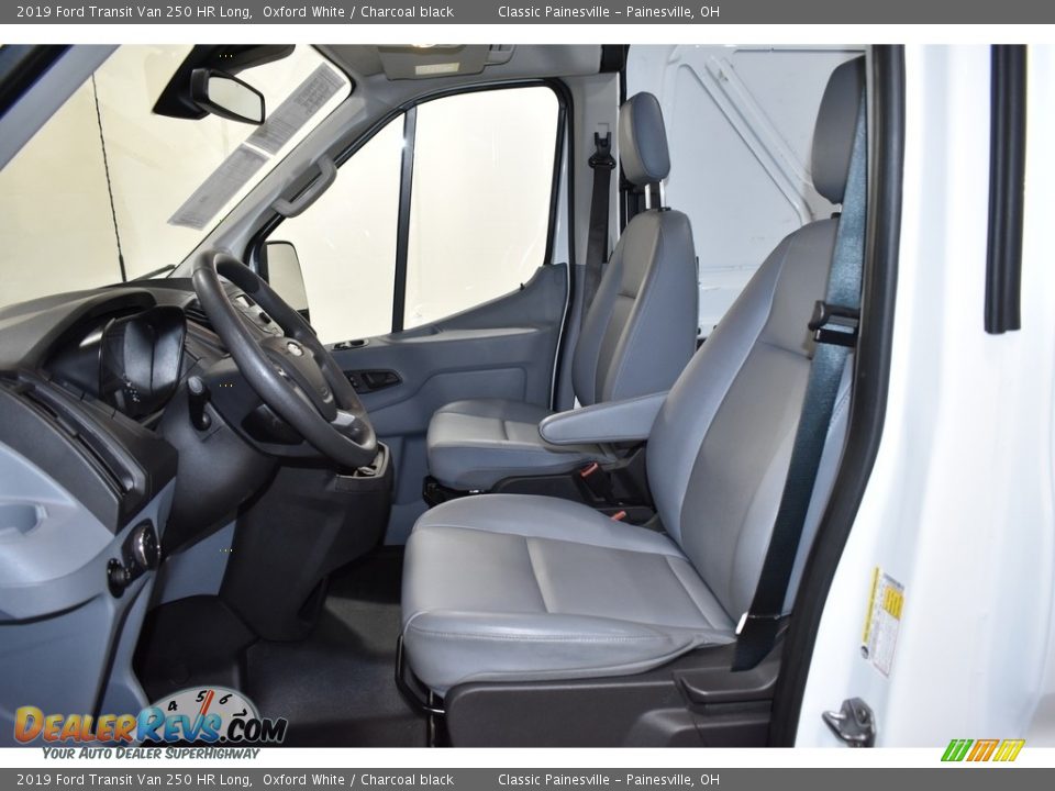 2019 Ford Transit Van 250 HR Long Oxford White / Charcoal black Photo #7
