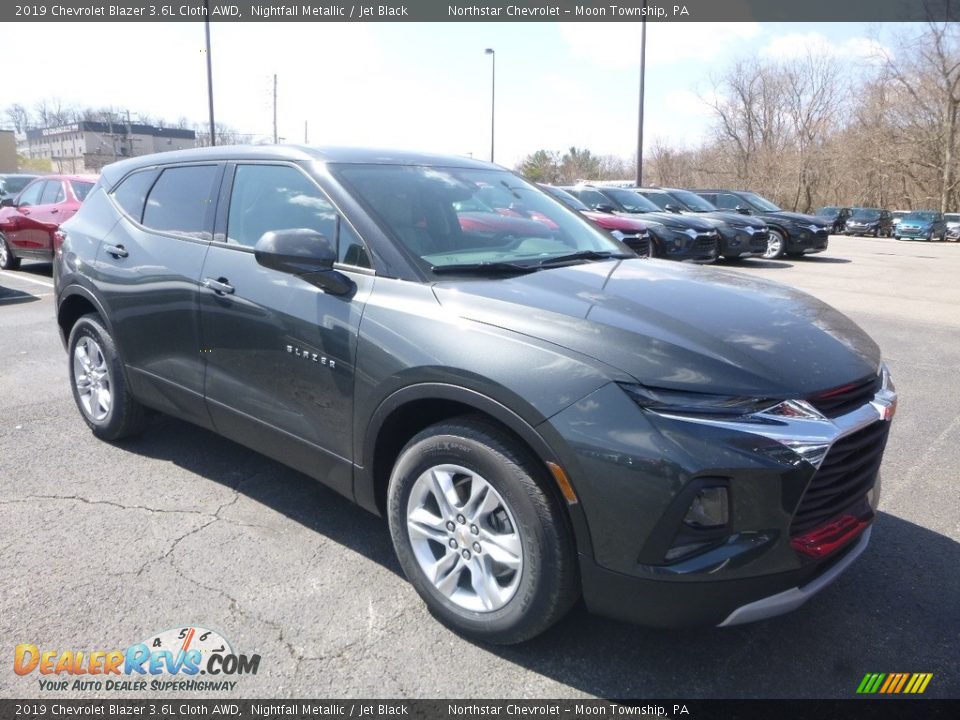 2019 Chevrolet Blazer 3.6L Cloth AWD Nightfall Metallic / Jet Black Photo #7