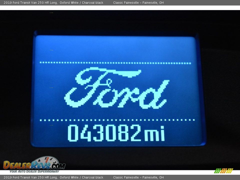 2019 Ford Transit Van 250 HR Long Oxford White / Charcoal black Photo #17