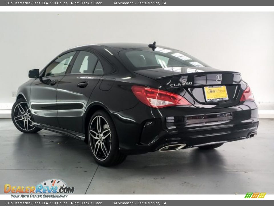 2019 Mercedes-Benz CLA 250 Coupe Night Black / Black Photo #2
