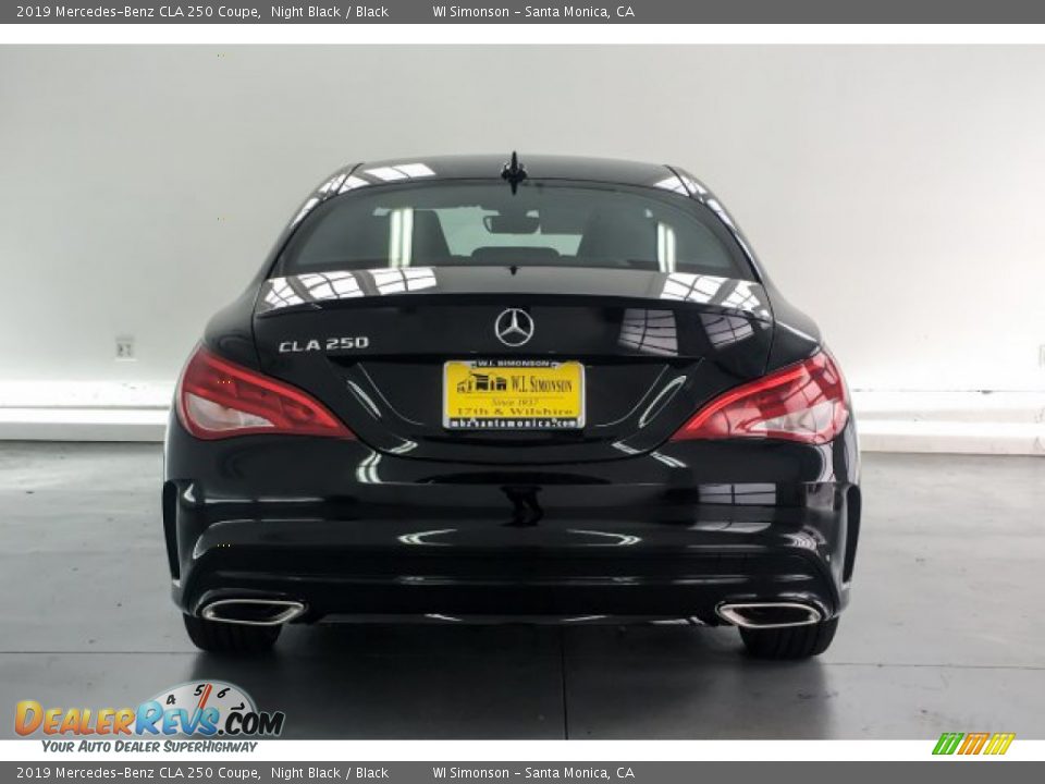 2019 Mercedes-Benz CLA 250 Coupe Night Black / Black Photo #3