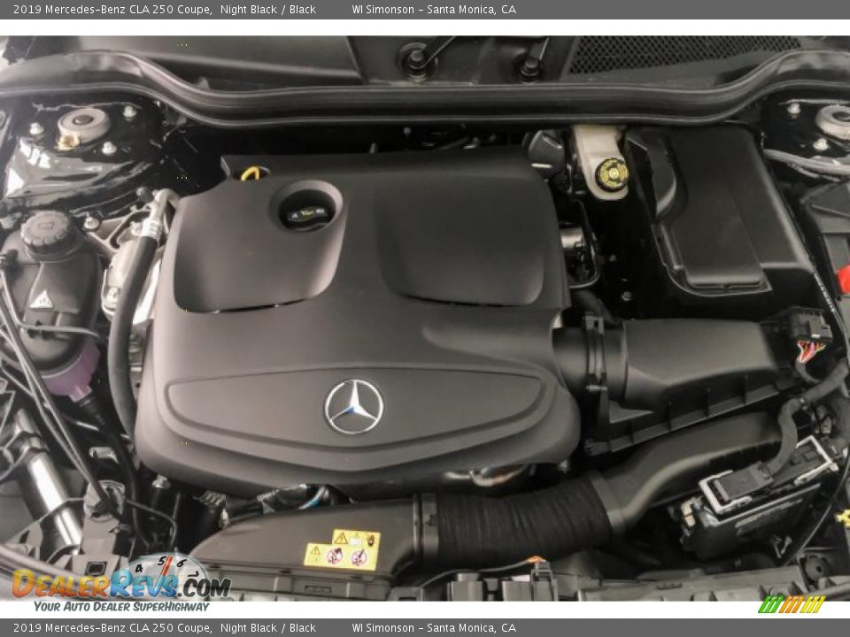 2019 Mercedes-Benz CLA 250 Coupe Night Black / Black Photo #8