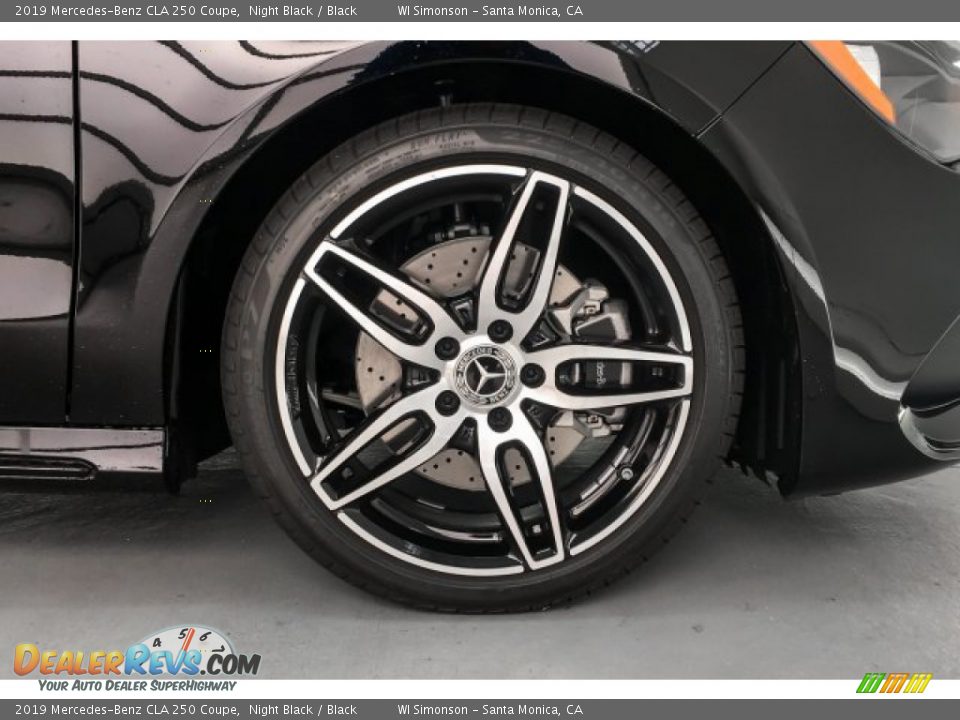 2019 Mercedes-Benz CLA 250 Coupe Night Black / Black Photo #9