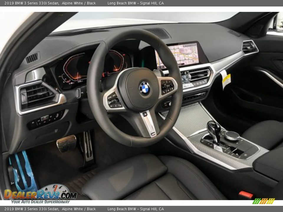 2019 BMW 3 Series 330i Sedan Alpine White / Black Photo #4