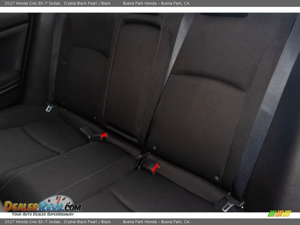 2017 Honda Civic EX-T Sedan Crystal Black Pearl / Black Photo #20