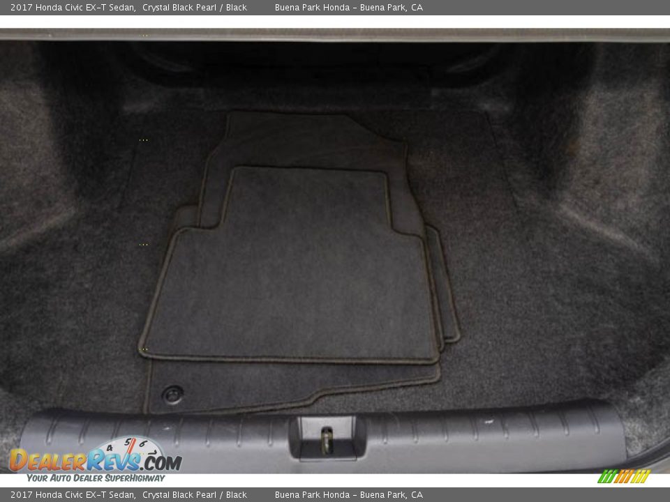 2017 Honda Civic EX-T Sedan Crystal Black Pearl / Black Photo #21