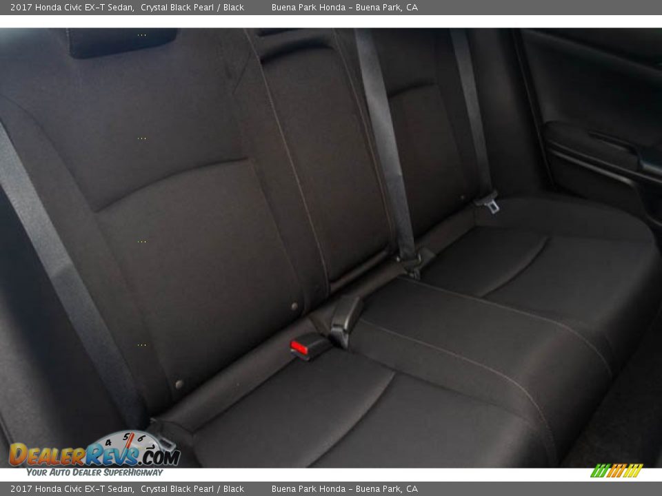 2017 Honda Civic EX-T Sedan Crystal Black Pearl / Black Photo #23