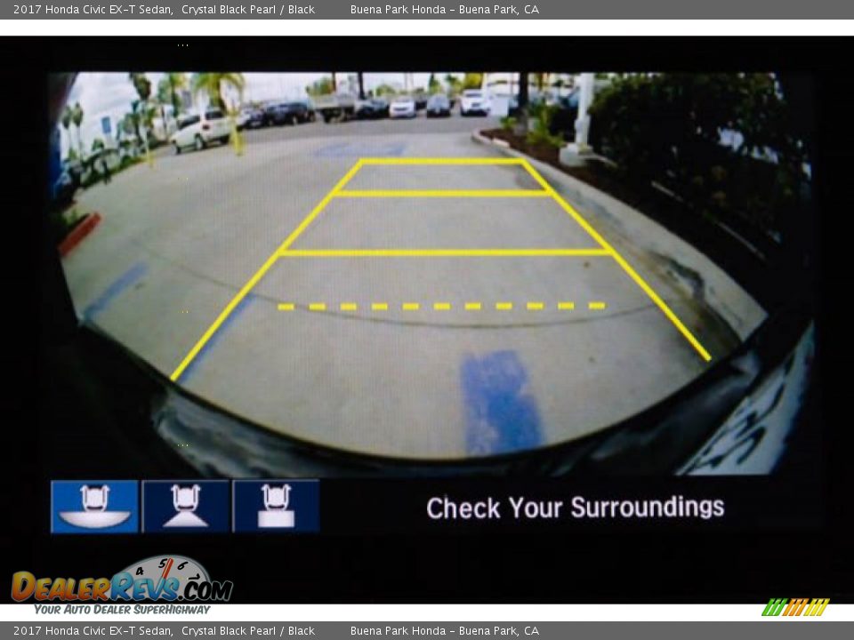 2017 Honda Civic EX-T Sedan Crystal Black Pearl / Black Photo #27