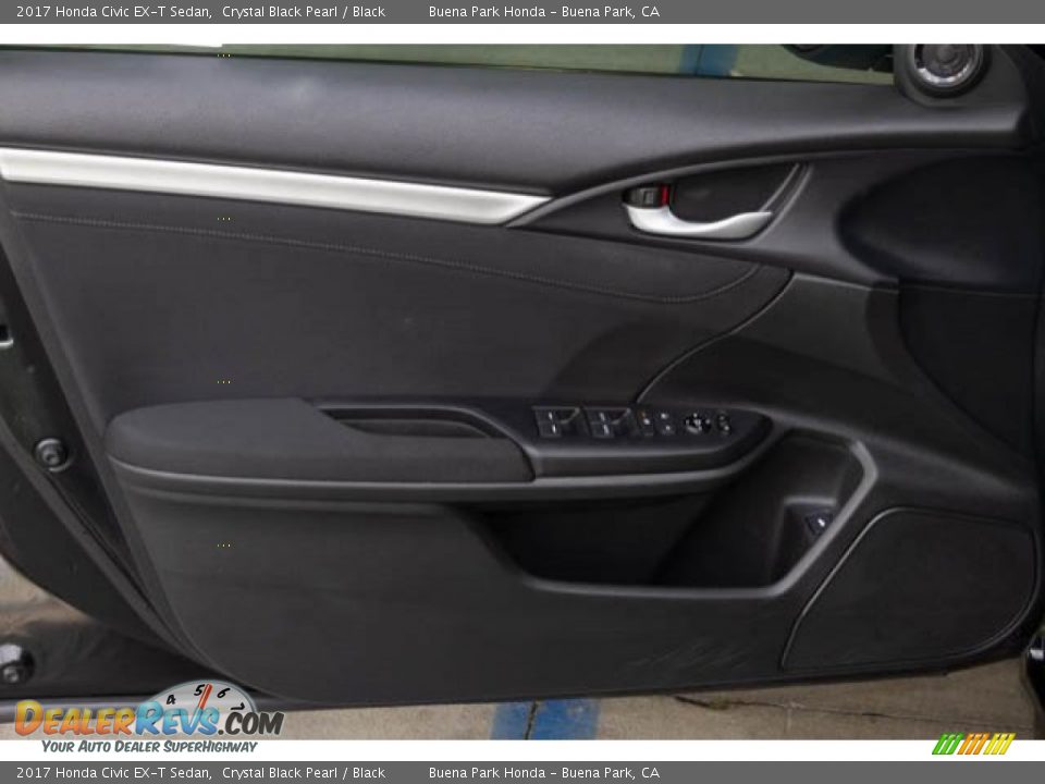 2017 Honda Civic EX-T Sedan Crystal Black Pearl / Black Photo #30
